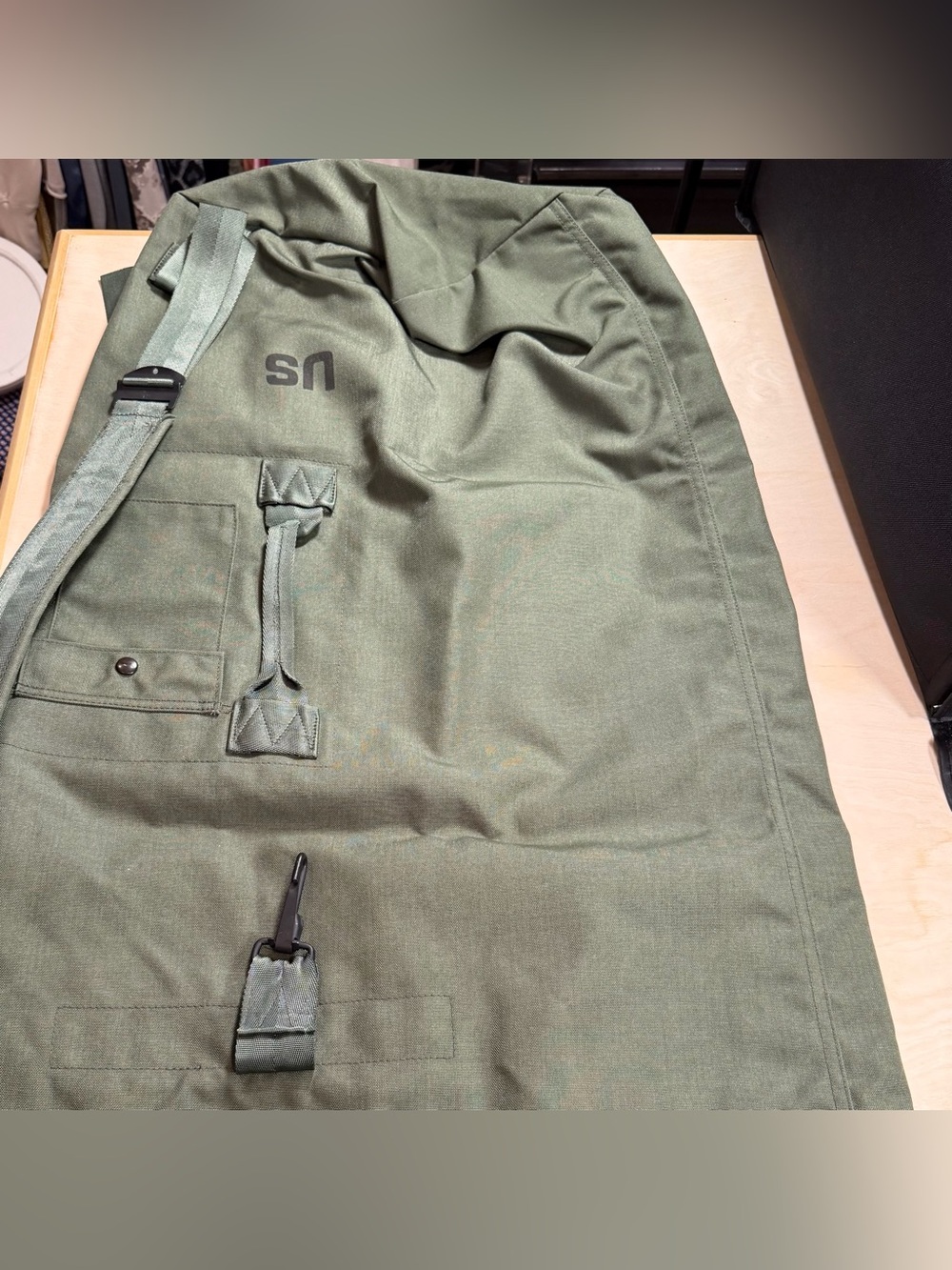 US Military GI Nylon Cordura Duffle/ Sea/  Camping Bag, Army OD Green